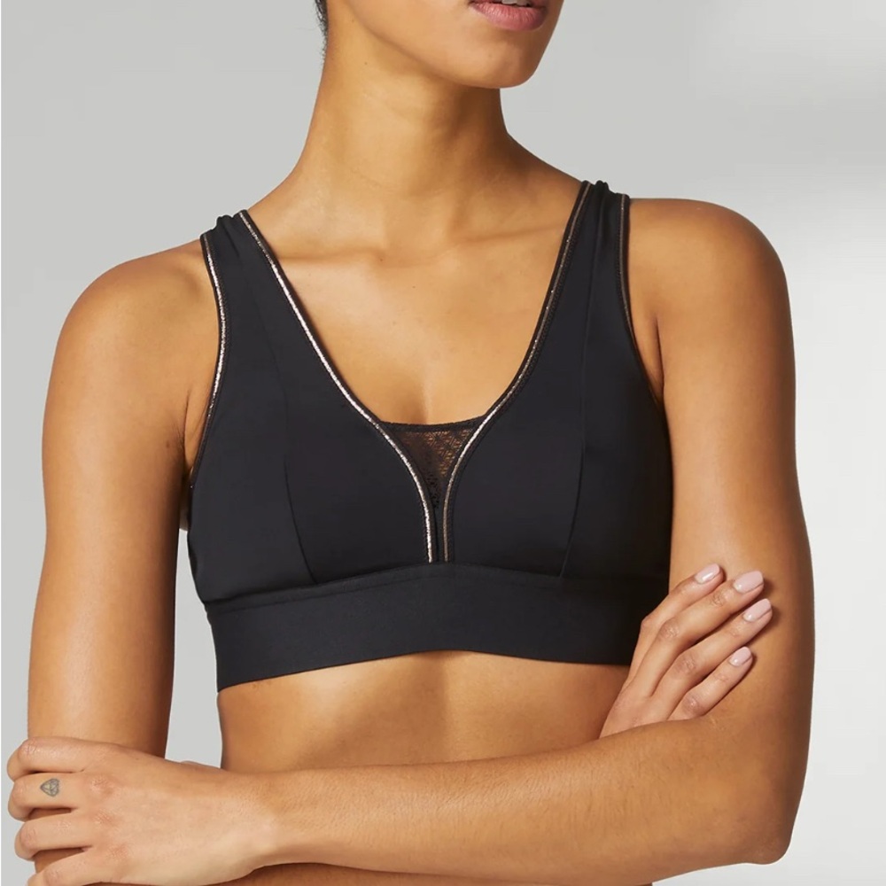 Simone Perele Black Bra with Sheer Detail